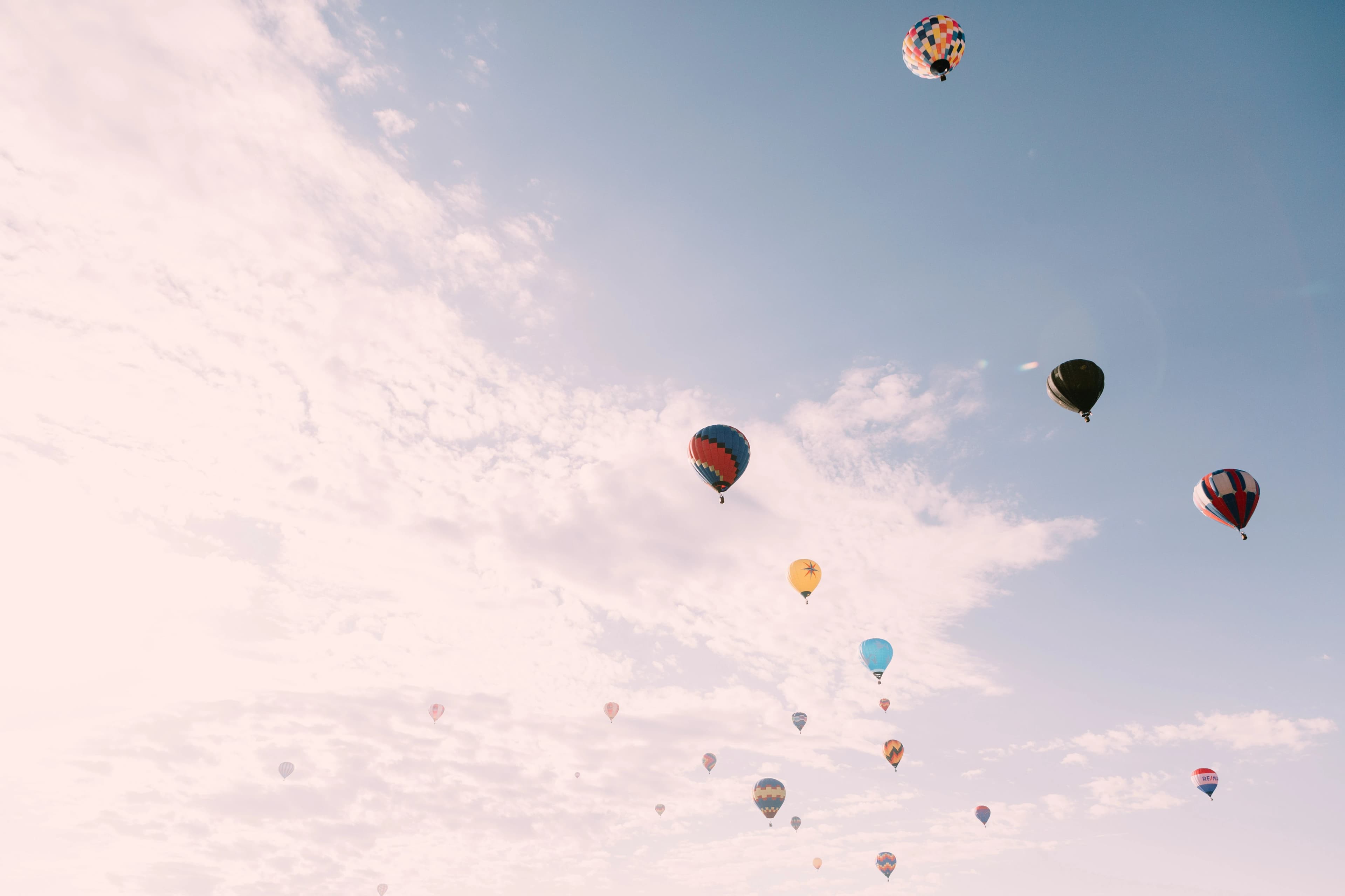 hot air balloons